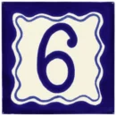 Saltillo Talavera Tiles - Blue Talavera House #6